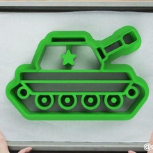 forms cookies gingerbread tank cake cookie cutter cooking eat ak47 submarine plane gun weapon 3d print model - Mito3D