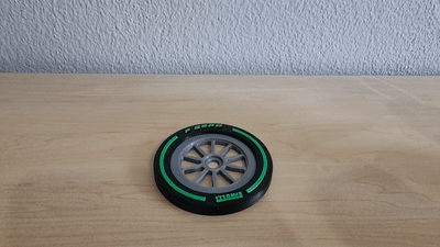 formule 1 verre roues jantes f1 3D print model - Mito3D