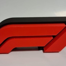 formül 1 f1 logo 3d print model - Mito3D