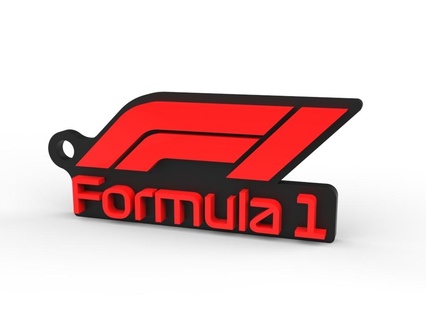 Formel 1 Schlüsselbund 2 Kunst f1 3d print model - Mito3D
