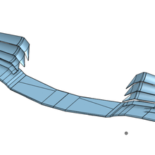 formula wing design one 3d print model - Mito3D
