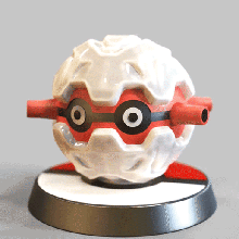 fortezza fan arte pok lun figurina pokemon 3d print model - Mito3D