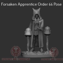 forsaken apprentice order 66 pose - legion scale star wars edge of the empire imperial assault ahsoka 3d print model - Mito3D