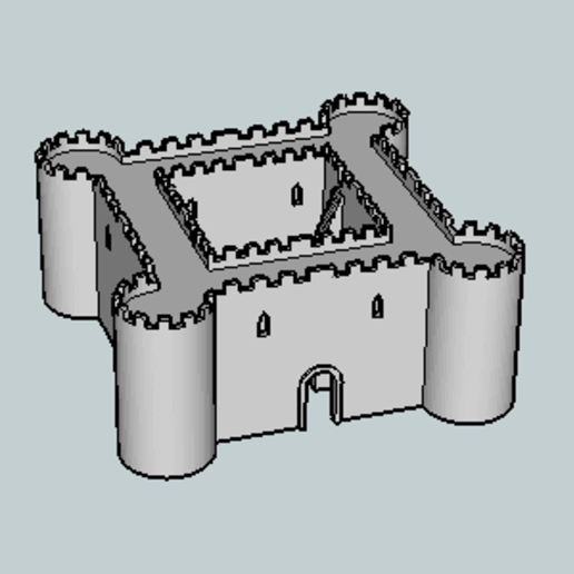 fort art 3D print model - Mito3D