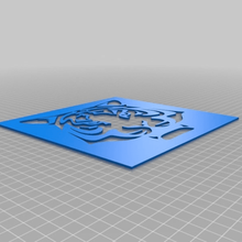 fort boyard tigre a arte personalizado ferramentas de 3d print model - Mito3D