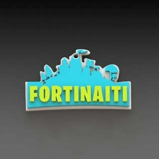 fortinaiti keychain pendant fortnite babaji chain art thin colors multilayer game console xbox series x games playstation 3d print model - Mito3D