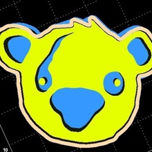 fortnite bear cookie cutter game 3d print model - Mito3D
