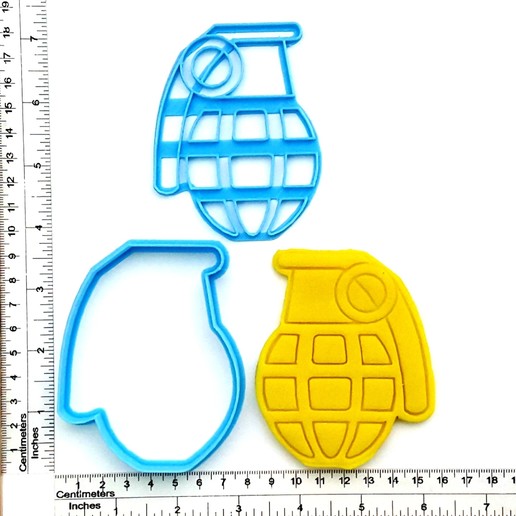 vierzehn Plätzchen Cutter einstellen Stempel Bock Münze Gold Truhe Bombe 3D print model - Mito3D
