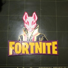 fortnite deriva placa juguete decoracion Arte capas colores juegos juego azar batalla royale piel 3d print model - Mito3D