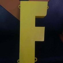 fortnite f ışık kapağı sanat işaretleri logolar duvar logo lamba askı asmak oyun Fikstür kapı 3d print model - Mito3D
