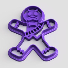 fortnite gingerbread man cookie cutter home 3d print model - Mito3D