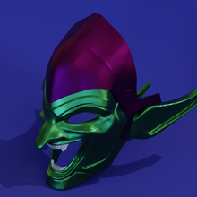 fortnite green goblin mask 3d print model - Mito3D