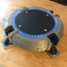 fortnite jump launch pad game drink coaster 3d print model - Mito3D