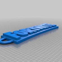 fortnite anahtarlık takı 3d print model - Mito3D