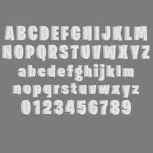 fortnite harfler yazı tipi çeşitli 3d numaraları tema mektuplar alfabe kaynak tipografi baskı konu 3d print model - Mito3D