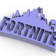 fortnite logo game fornite games model design fad 3d print model - Mito3D