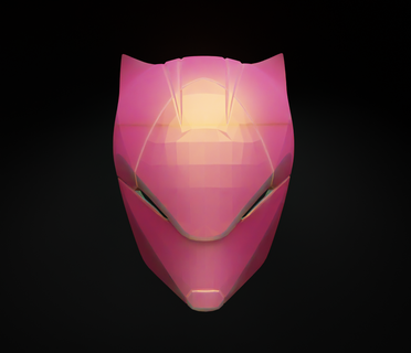 vierzehn Luchs Cosplay Maske Luchs Kostüm Maske 3d print model - Mito3D