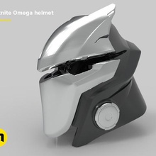 fortnite omega helmet art stakes prop mask high hearts games fortine diamonds costume cosplay character card 3dprint 3d print model - Mito3D