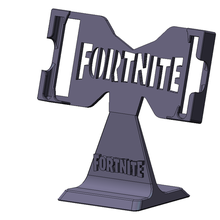 fortnite smartphone teléfono apoyo juego fuerte noche soporte base 3d print model - Mito3D