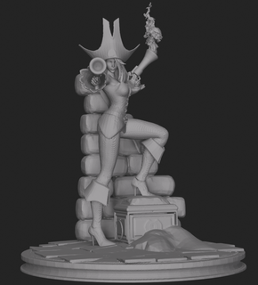 fortuna lega leggende figura statua 3d print model - Mito3D