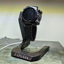 Fossil Herren Smartwatch Laden Stand gen 5e Mode sehen Ladegerät Halter Unterstützung Zubehör 3d print model - Mito3D