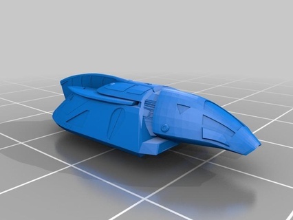 found firefly shuttle high detail hi poly joss movie prop serenity space ship tv cant take sky vehicles 3d print model - Mito3D