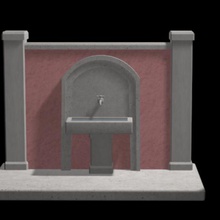 de la fontaine l'architecture 3d print model - Mito3D