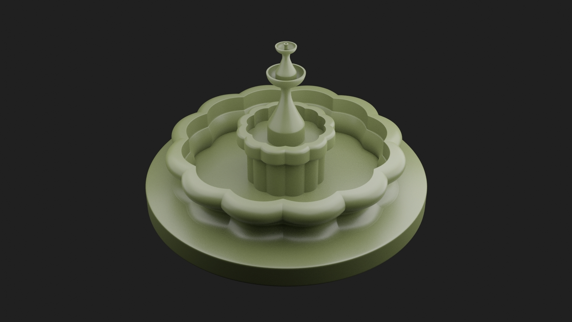 fountain 3d model 3dprintable blender 3dartistsandeep art toy miniature monuments historical architectural 3D print model - Mito3D