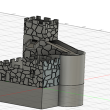 Fontana fioriera architettura castello acqua zen tranquillo calmo 3d print model - Mito3D