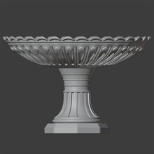 fountain pot architecture art flowerpot 3d print model - Mito3D