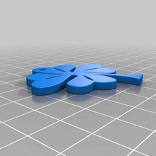four leaf Kleeblatt 3d_printing 3d print model - Mito3D