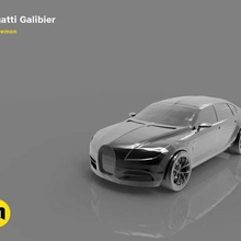 quatro lugares conceito de carro bugatti galibier jogo do veículo pneu limousine novo luxo limusina primeira qualidade caro o motor classe 3d print model - Mito3D