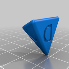 four-sided dice 86duino diy 3d print model - Mito3D