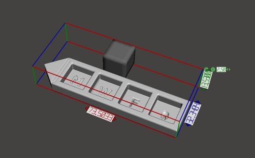 dado vassoio lotr gioco signore anelli potrebbe destino tracker 3d print model - Mito3D