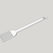 fourchette lo ev 3d print model - Mito3D