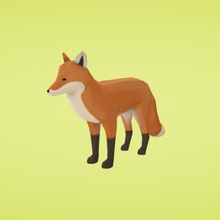 fox gioco 3d print model - Mito3D