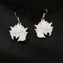 fox jewelry dsain 3dprinting earings yelery zortrax cults3d art 3dprinted 3d print model - Mito3D