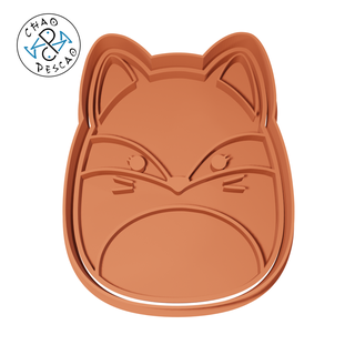 fox - squishmallows cookie cutter fondant polymer clay pastry animals halloween celebrations happy birthday christmas 3d print model - Mito3D