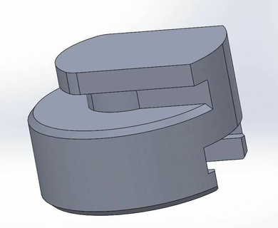 zorro 38 volumen espaciador suspensión tenedor 3d print model - Mito3D