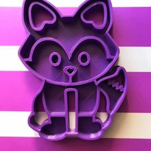fox cookie cutter strumento animale animali 3d print model - Mito3D