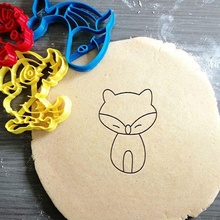 fox cookie cutter 3d print model - Mito3D