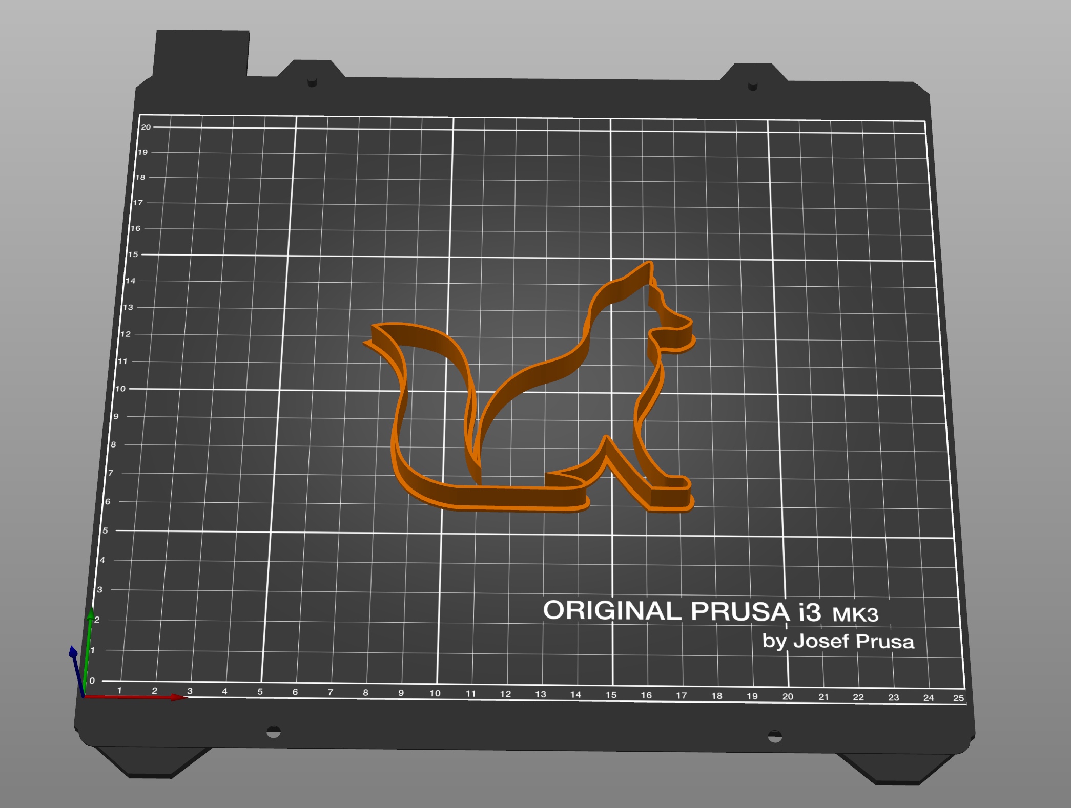 Volpe biscotto taglierina stencil frese volpi cucina forno cottura infornare 3D print model - Mito3D