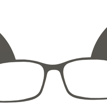 tilki kulak Gözlük moda kürklü 3d print model - Mito3D