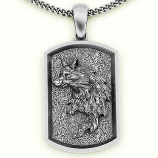 fox pendant Jewelry fox pendant silver gold jewelry printable 3d model trend fashion design zbrush tiger  3d print model - Mito3D