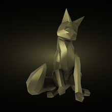 fox poly 3d print model - Mito3D