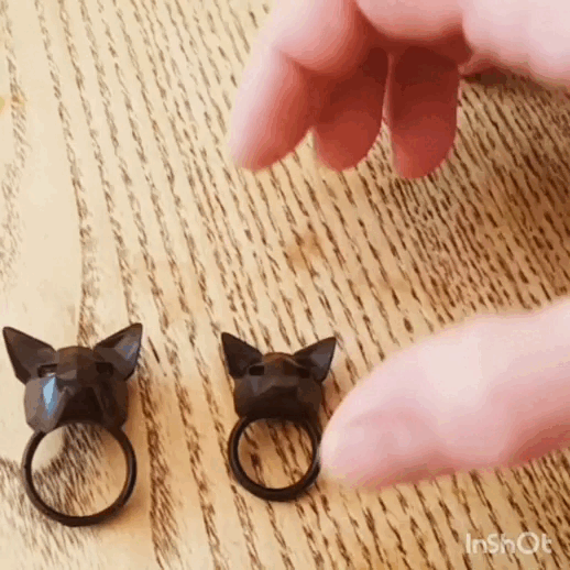 Raposa anel joalheria fácil 3D print model - Mito3D