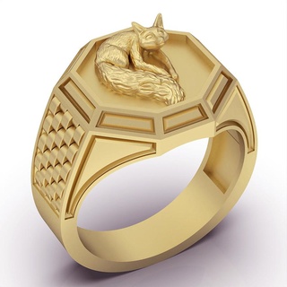 fox ring fox ring silver gold jewelry printable 3d model trend fashion design zbrush tiger  3d print model - Mito3D