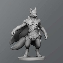 fox thief game toy tabletop dungeons dragons d&d 3d print model - Mito3D