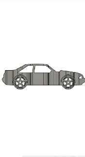 cuerpo zorro hatchback vuelta Arte coche vehiculo decoración regalo hogar casa chico niña mecánico mente estropeado soplo 3d print model - Mito3D