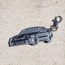 foxbody mustang gt keychain art car cars ford 3d print model - Mito3D